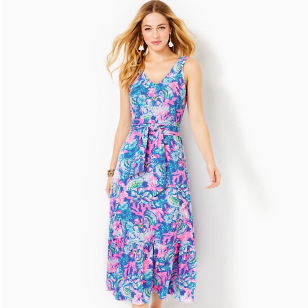 Nwt lilly pulitzer madsen midi dress - Picture 6 of 11